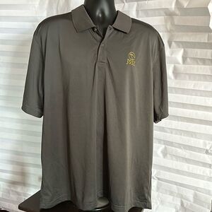 Izod Men’s XXL Golf Polo Gray Short Sleeve Athletic Fit Casual Shirt